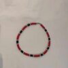 Colar Satere-Mawe Cobra Coral Miçanga Vermelho Preto e Branco