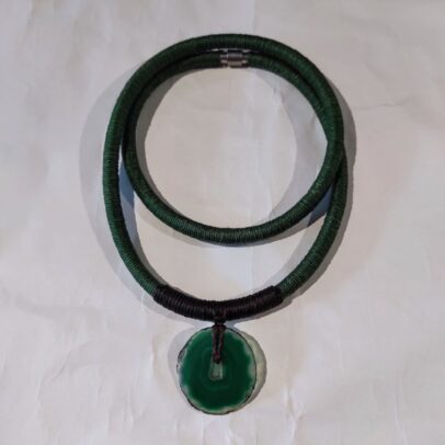 Colar Satere-Mawe Verde, Pingente Verde