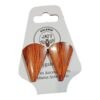 Brincos Satere-Mawe Madeira Gota Geometrica